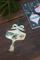 Pluto Hanging Festive Decoration Gold