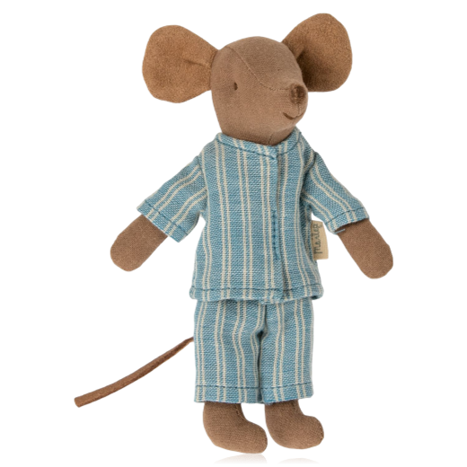 Maileg Big  Brother Pyjama Mouse in Matchbox
