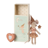 Maileg Tooth Fairy Mouse In Matchbox Rose