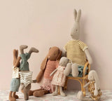 Maileg Bunny in Duck Egg Floral Dress Size 1