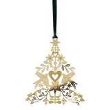Pluto Hanging Folk Tree Decoration Gold