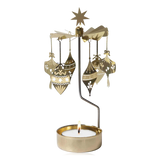 Pluto Rotary Candle Holder Festive Ornaments Gold