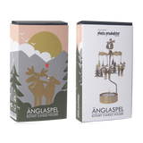 Pluto Rotary Candle Holder Moose Love Gold