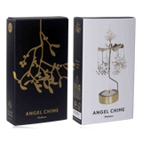 Pluto Rotary Candle Holder Mistletoe Gold