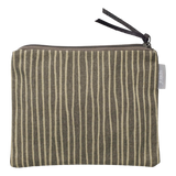 Spira Makeup Bag/Purse Brown Stripe