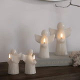 Uyuni LED Angel Candle Vanilla 9 x 12 cm Pack of Two