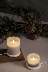 Uyuni Lighting LED Rechargeable Base Round White 10x10cm