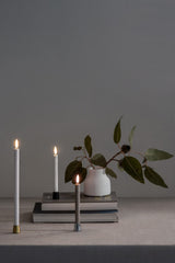 Uyuni Lighting Mini LED Taper Candle 2 Pack 1.3 x 25 cm Sandstone