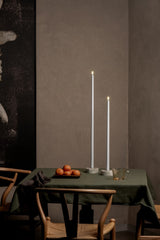 Uyuni Tall LED Taper Candle Nordic White 2.3 x 75cm