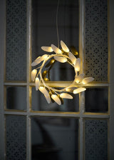 Uyuni Lighting LED Paper Mistletoe Ring Vanilla