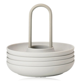 Zone Denmark Singles 4 Piece Egg Cups Warm Grey