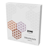 Zone Denmark 3 Piece Trivet Set Triangles Burned Red/Rose/Kalamata