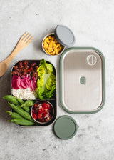 Aya & Ida 1 Litre Lunch Box Tropical Green