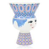 Bjørn Wiinblad Ceramic Carmen Vase Blue