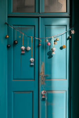 Bjørn Wiinblad Ceramic Eva Christmas Decoration Blue