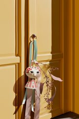 Bjørn Wiinblad Ceramic Eva Christmas Decoration Red