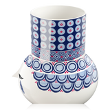 Bjørn Wiinblad Ceramic Olga Vase 20cm Blue