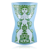 Bjørn Wiinblad Nina Vase 28.5cm Light Blue & Green