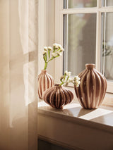 Broste Amalie Stoneware Vase Set of 3 Fawn