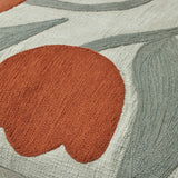 Broste Dora Cushion Cover With Pad Sage Green/Mocha Bisque