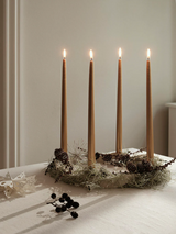 Broste Smooth Taper Candle Set of 4 Gold