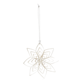 Broste Nora Paper Star Ornament White