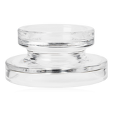 Broste Petra Glass Pillar Candle Holder Medium Clear