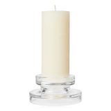 Broste Petra Glass Pillar Candle Holder Medium Clear