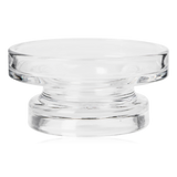 Broste Petra Glass Pillar Candle Holder Medium Clear