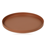 Broste Donna Metal Candle Tray Meerkat Brown