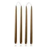 Broste Smooth Taper Candle Set of 4 Gold