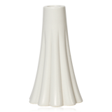 Broste Heli Stoneware Candle Holder Off-White Medium