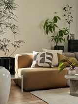 Broste Mundo Cushion Kangaroo & Off-White 50 x 50 cm