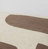 Broste Mundo Cushion Kangaroo & Off-White 50 x 50 cm