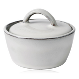 Broste Nordic Sand Stoneware Bowl With Lid