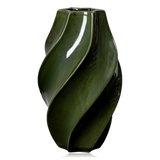 Broste Odette Stoneware Vase Hunter Green Large