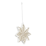 Broste Nora Paper Star Ornament White