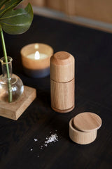 Ekta Living Salt Me Jar Oiled Oak