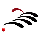 Flensted Mobile Flowing Rhythm Red