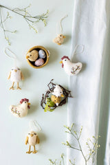 Gry & Sif Felt Nest Decoration With Eggs