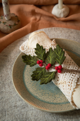 Gry & Sif Mini Felt Holly Branch