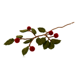 Gry & Sif Felt Branch With Dark Red Apples