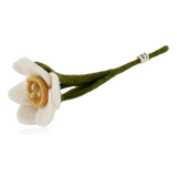 Gry & Sift Felt Daffodil Small White