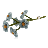 Gry & Sif Felt Forget-Me-Not Flower Light Blue