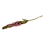 gry & sif felt foxglove flower pink on white background