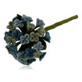 Gry & Sif Felt Hydrangea Branch Large Pale Blue