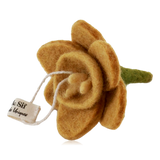 Gry & Sif Hanging Felt Daffodil Decoration Yellow