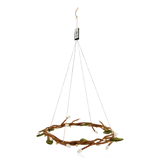 Gry & Sif Hanging Felt Wreath Light Yellow Berries 35cm