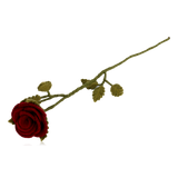 Gry & Sif Felt Rose Long Red