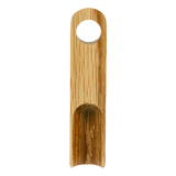 Iris Hantverk wooden salt scoop on a white background